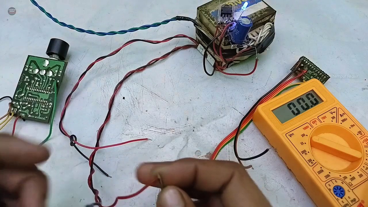FM device full wiring connection and sound test | radio repair | fm radio repairing in hindi