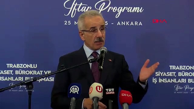 Bakan Uraloğlu açıkladı: Samsun-Trabzon arası 2 saate düşüyor!