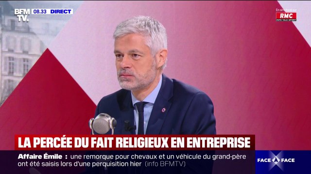 Laïcité, voile dans le sport: À force de reculer (...) on perd sur les nouvelles générations les valeurs de la République , affirme Laurent Wauquiez (LR)