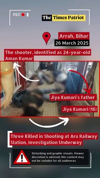 Three Killed in Shooting at Ara Railway Station, Investigation Underway