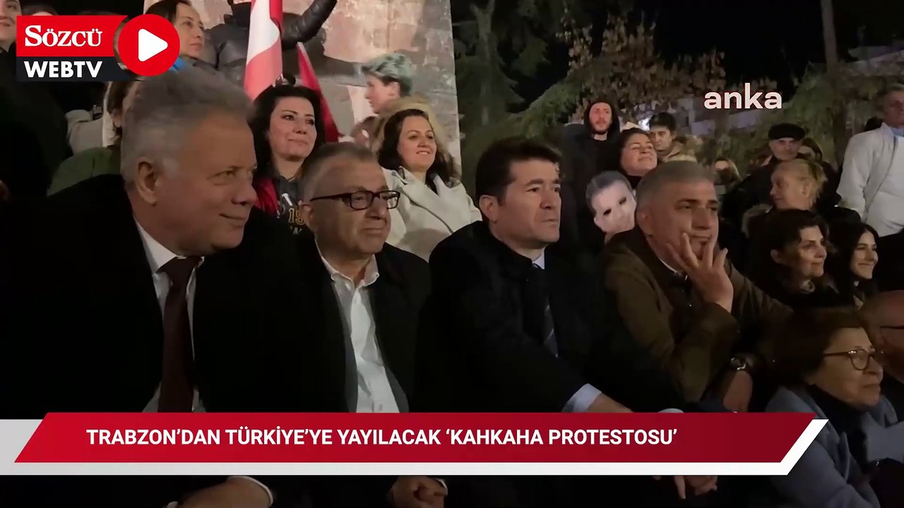 Ekrem İmamoğlu için adalet nöbeti devam ediyor... Trabzon’dan Türkiye’ye yayılacak ‘Kahkaha Protestosu’