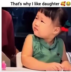 That s why I like daughter 💗💗👍🏻👍🏻😂😂😂