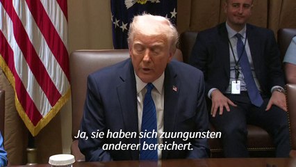Trump: Die Europäer haben sich "an uns bereichert"