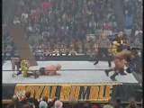 RR2004 Ric Flair & Batista vs The Dudleys Tables Match