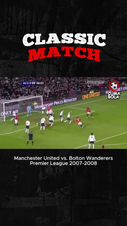 Throwback to an epic clash! ⚽🔥 Manchester United vs. Bolton Wanderers