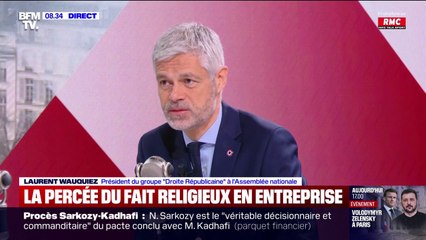 Voile dans le sport: "Il y a un travail pour essayer d'utiliser le sport comme un lieu de prosélytisme", affirme Laurent Wauquiez (LR)