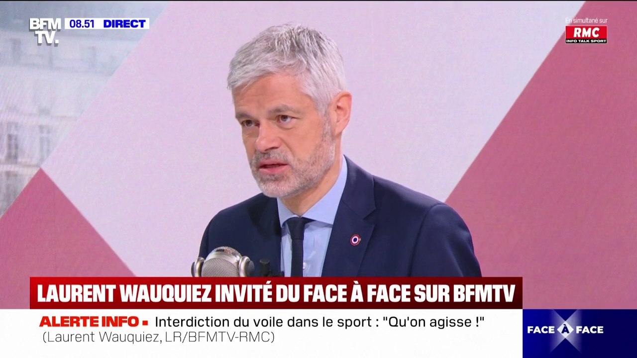 Procès des assistants parlementaires du RN: "Le débat politique, je préfère qu'il se règle en politique, et pas dans les prétoires de justice", réagit Laurent Wauquiez (LR)