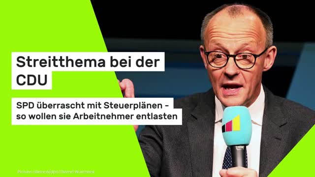 Streitthema bei der CDU: SPD überrascht mit Steuerplänen - so wollen sie Arbeitnehmer entlasten