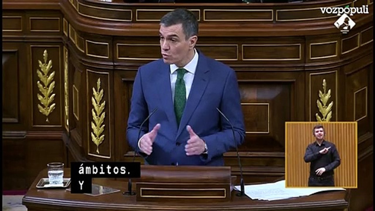 Sánchez: "Debemos crear el ejército europeo. Unas fuerzas armadas comunitarias"