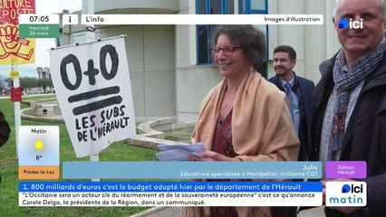 26/03/2025 - ici matin par ici Hérault en vidéo