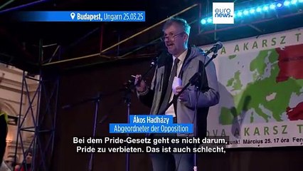 Demokratie ist in Gefahr: Proteste gegen Verbot von Pride-Parade in Ungarn
