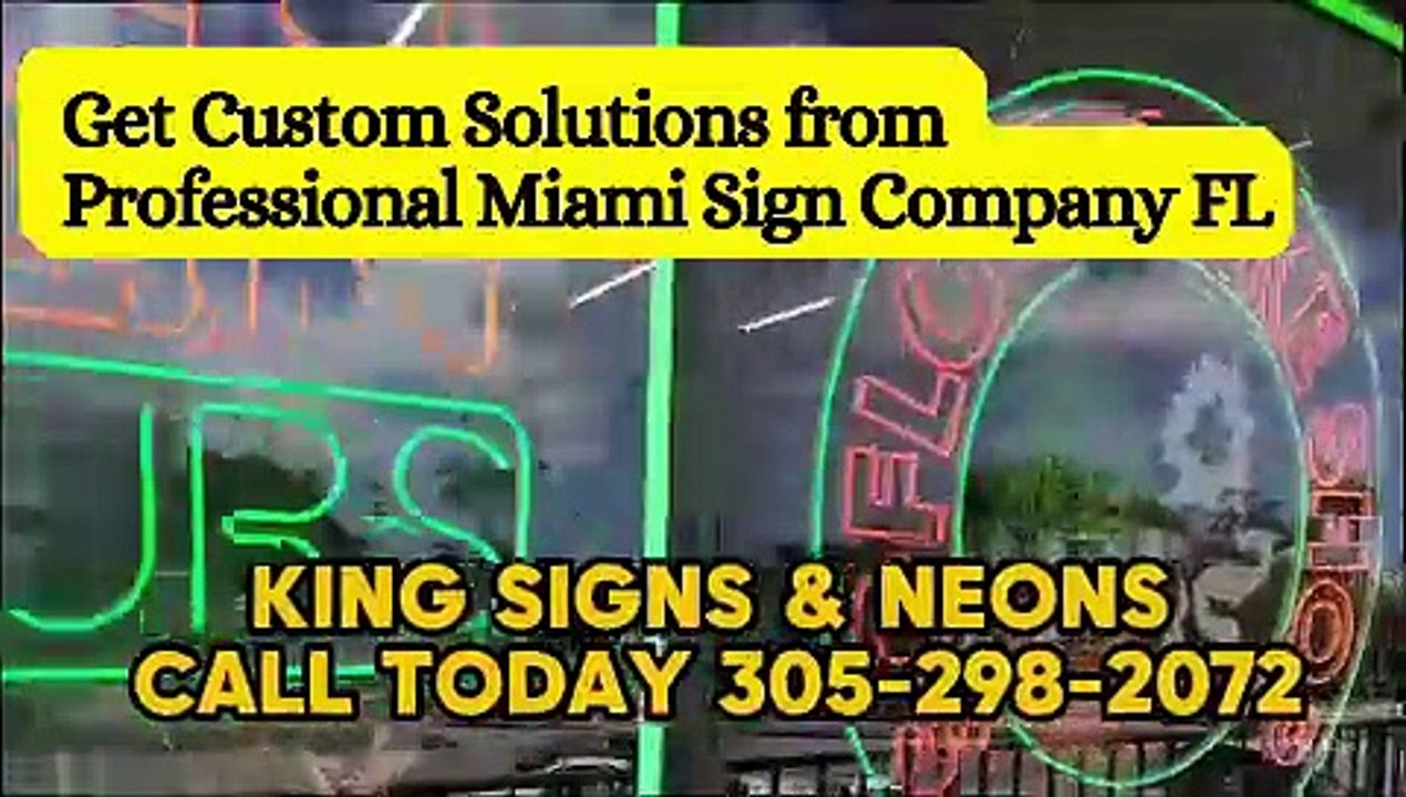 Miami Signage Solutions | King Signs - Quality Signs for Your Business
