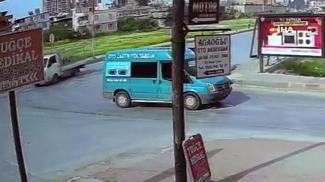 Görünmez kaza ölümüne sebep oldu! Korkunç görüntü kamerada