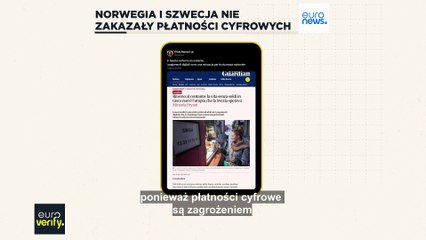 Nie, Norwegia i Szwecja nie zakazały płatności cyfrowych