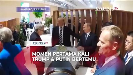 Tengok Lagi Momen Donald Trump dan Vladimir Putin Bertemu Pertama Kali  ARSIP KOMPASTV