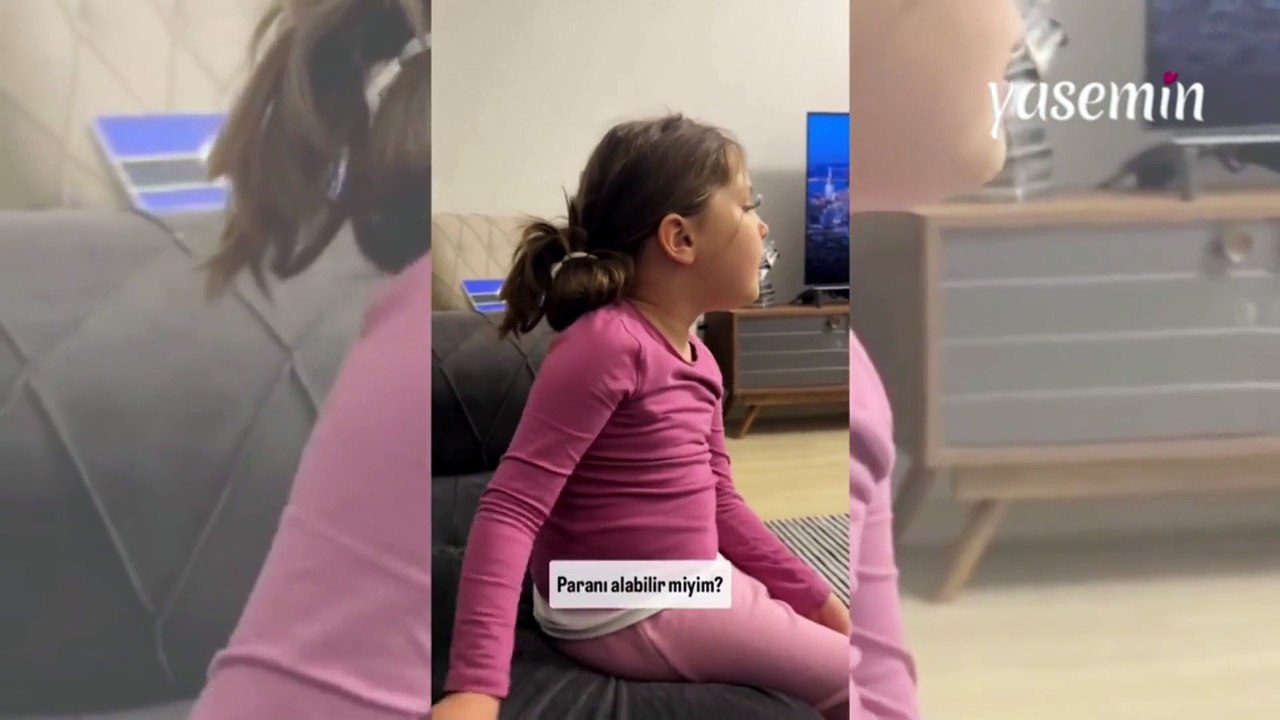 Babasına derdini sabırla anlattı! Küçük kızın masumluğu görenlerin içini ısıttı