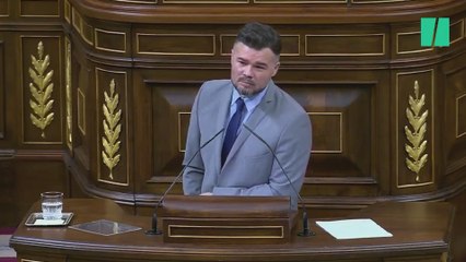 Rufián, implacable contra Mazón: "Es un tipo inútil, mentiroso y miserable"