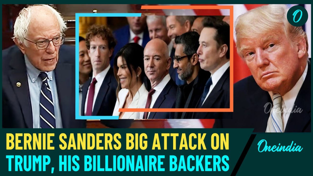 Bernie Sanders Declares War On Trump’s Oligarchic Takeover; Blasts Three Ultra-Rich Trump Backers