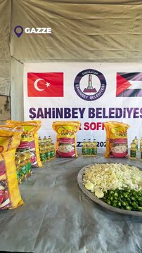Gazze'de kardeşlik sofraları kuruluyor