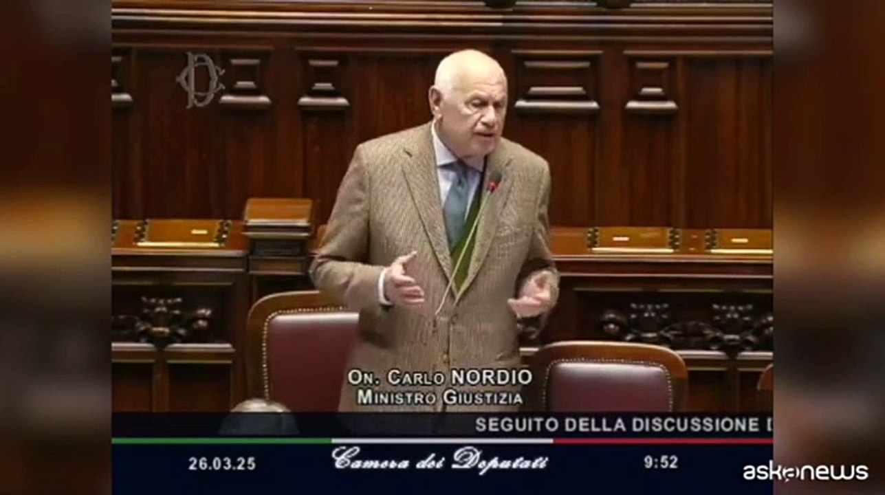 Giustizia, Nordio: riforma va avanti, non vacilliamo davanti attacchi