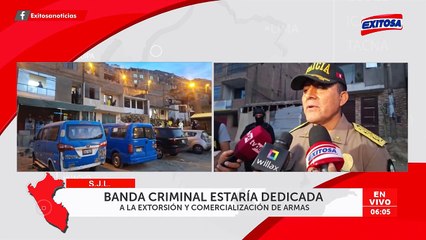 Caen 'Los Chuckys de Juan Pablo': PNP desarticula banda criminal vinculada a extorsiones en SJL