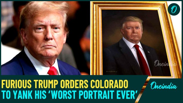 Colorado’s $10K Trump Portrait Removed After Trump Slams His Portrait at Colorado Capitol as ‘Ugly'