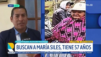 Buscan a María Siles de 57 años que desapareció desde el pasado 13 de marzo en Tiquipaya