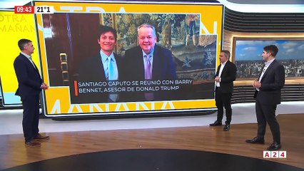 🤝 SANTIAGO CAPUTO SE REUNIÓ CON BARRY BENNET, ASESOR DE DONALD TRUMP