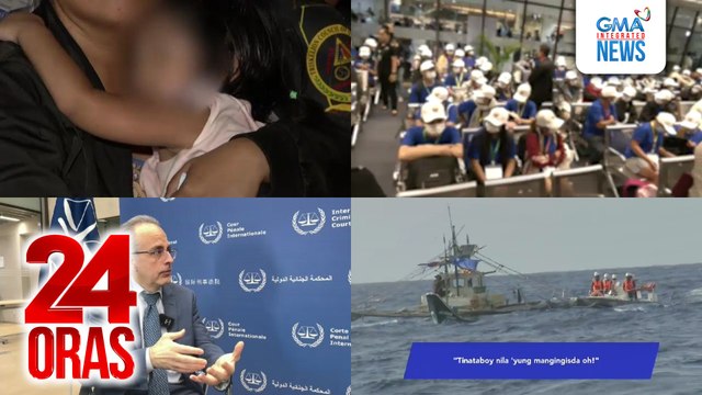 24 Oras: (Part 1) 2-anyos, hinostage ng kababata ng kanyang ama; mahigit 170 na Pilipinong pinagtrabaho sa scam hub sa Myanmar, nakauwi na ng Pilipinas; ICC: Para sa interim release, mahalaga kung payag ba ang bansa kung saan siya palalayain, atbp.