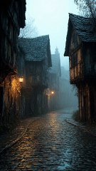 A ghost town that only appears in the fog…