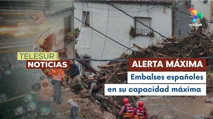 Fuertes lluvias causan estragos en España