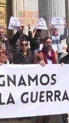 Artistas y activistas contras el rearme: “No traerá la paz”