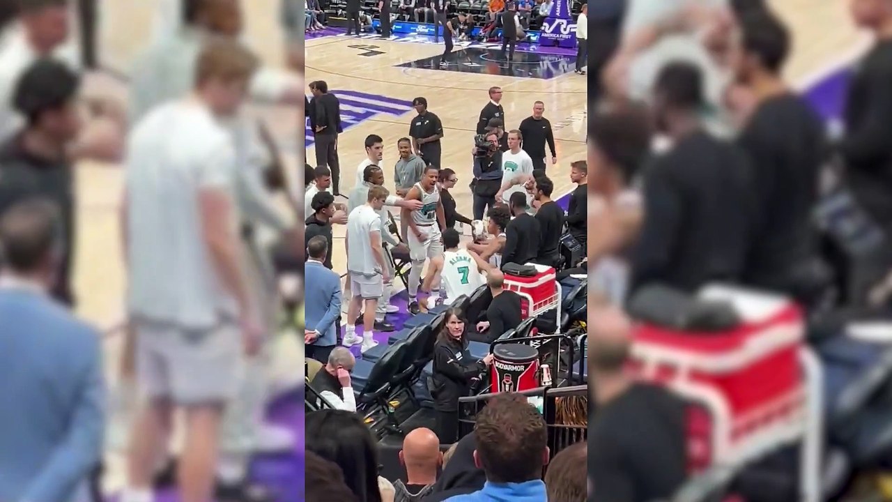 Tremendous brawl in the Grizzlies' bench: Desmond Bane and Santi Aldama almost came to blows