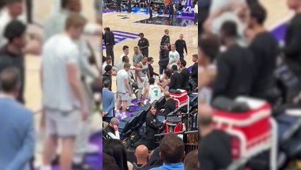 Tremendous brawl in the Grizzlies' bench: Desmond Bane and Santi Aldama almost came to blows