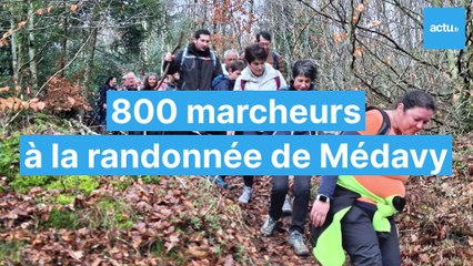 800 marcheurs à la 2nde randonnée d'Alençon-La Croix Médavy