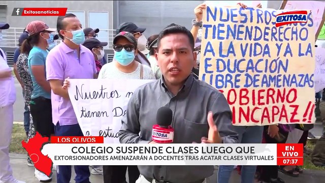 Docentes habrían renunciado ante extorsiones a colegio en Los Olivos: Enviaron audios de despedida