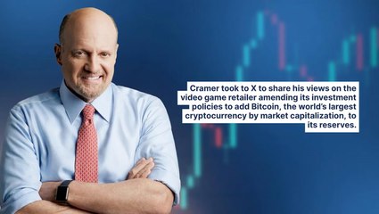 Jim Cramer Applauds GameStop For Acting On His 'Bitcoin Ploy,' CEO Ryan Cohen Can't Help But React