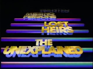 Unsolved Mysteries (1987)  S01E22