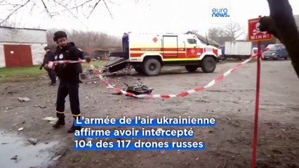 Ukraine : la Russie lance une vaste attaque de drones