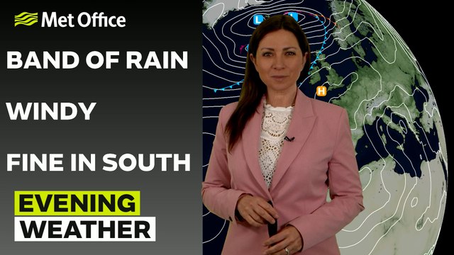 Met Office Evening Weather Forecast 26/03/2025 - Strengthening winds in far northwest