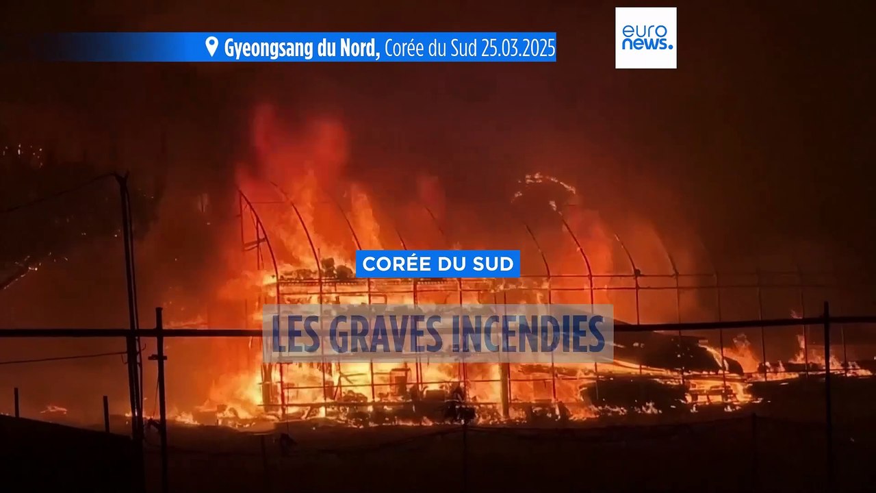 Incendies en Corée du Sud : au moins 24 morts et plus de 27 000 personnes évacuées
