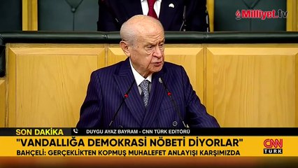 Bahçeli'den Saraçhane açıklaması: Türkiye karanlık oyunlara gelmeyecek