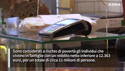 Nel 2024 salita al 23,1% la popolazione a rischio poverta'