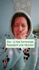 Quand tes hormones font une réunion… mais sans toi 😅