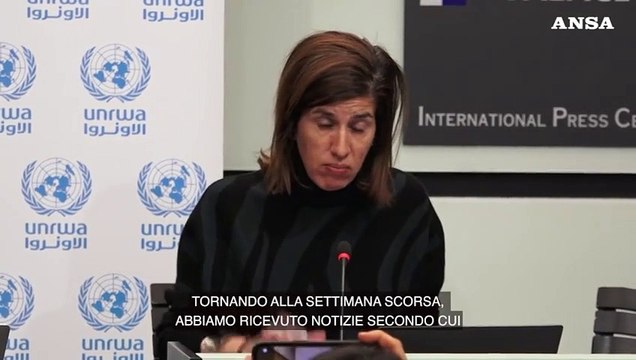 Gaza, l'Unrwa: Dal 2 marzo non sono piu' giunti aiuti umanitari