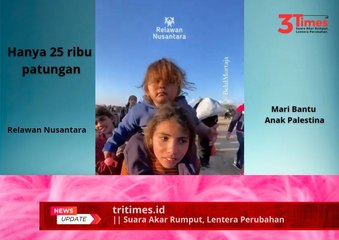 Relawan Nusantara Mengundang Anda untuk Membantu Anak-anak Palestina