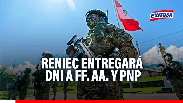 Reniec entregará DNI electrónico gratuito a FF. AA. y PNP para votar en elecciones generales 2026