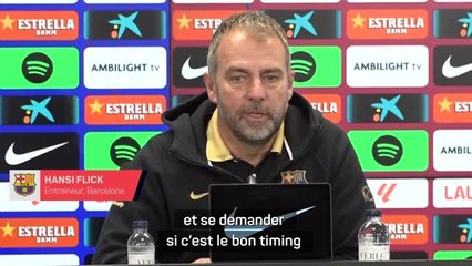 Barcelone - Flick dans la roue du Real Madrid : "Protéger les clubs espagnols engagés en Ligue des champions"