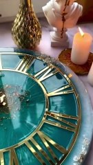 Creating clocks using resin!