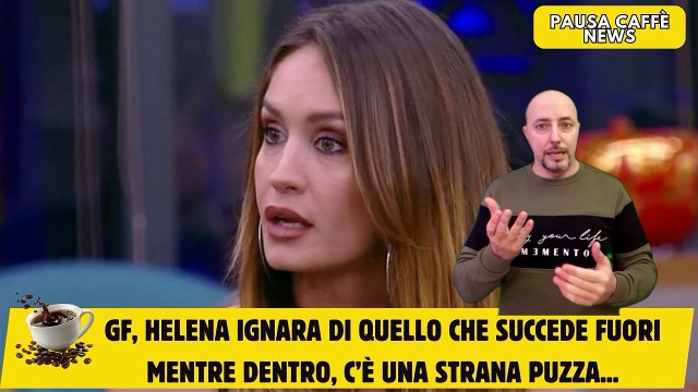 GF, Helena ignara di quello che succede fuori mentre dentro, c’è una strana puzza...